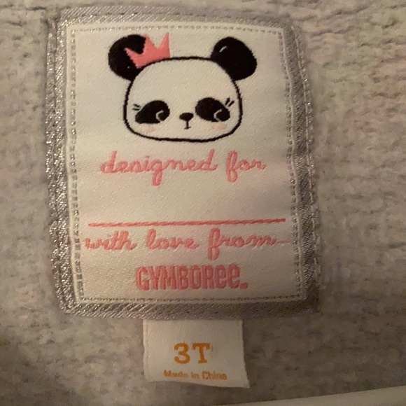 👗 3/$25 - 3T Gymboree Moto style jacket (grey, sparkly) - Picture 8 of 8